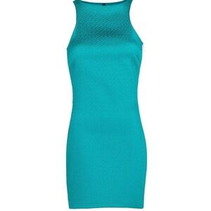 MNG by Mango Teal Bodycon Dress NWT